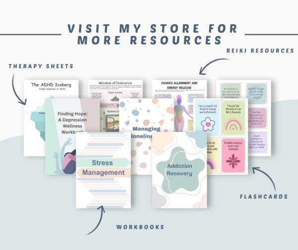 Feelings Chart / Emotions worksheets / therapy worksheets / Manage Emotions / Emotional regulation / Digital Download
