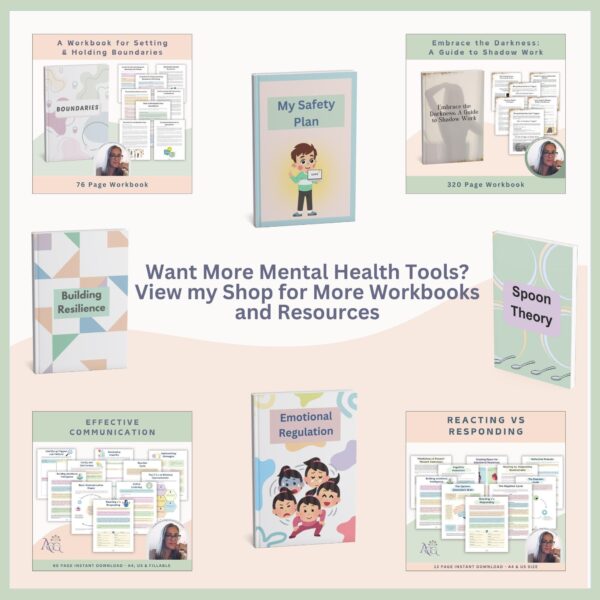 Grounding Poster; Kids Educational Wall Art 5 4 3 2 1, Counselling & Mindfulness Decor for Children