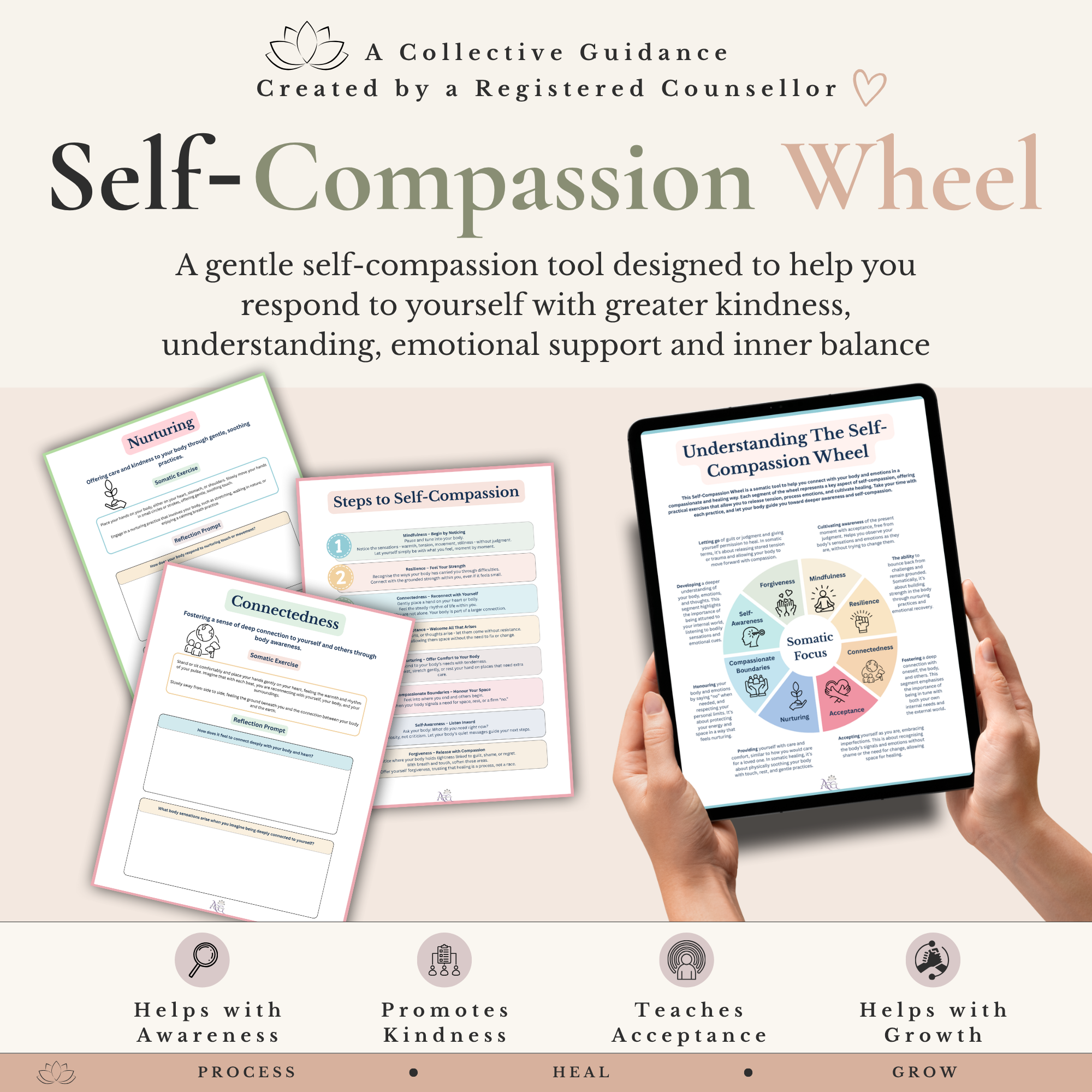 Somatic Therapy Bundle - Nervous System Regulation & Trauma Worksheets - Image 5