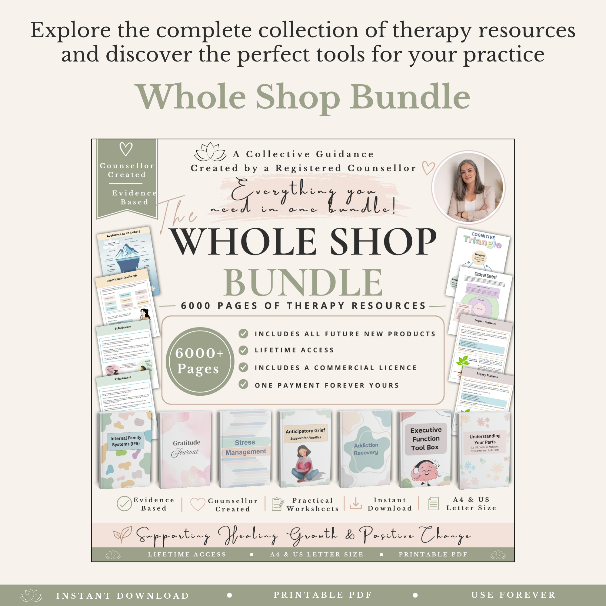 Inner Child Workbook Bundle - Inner Child Healing Worksheets & Self-Compassion Resources - Image 7
