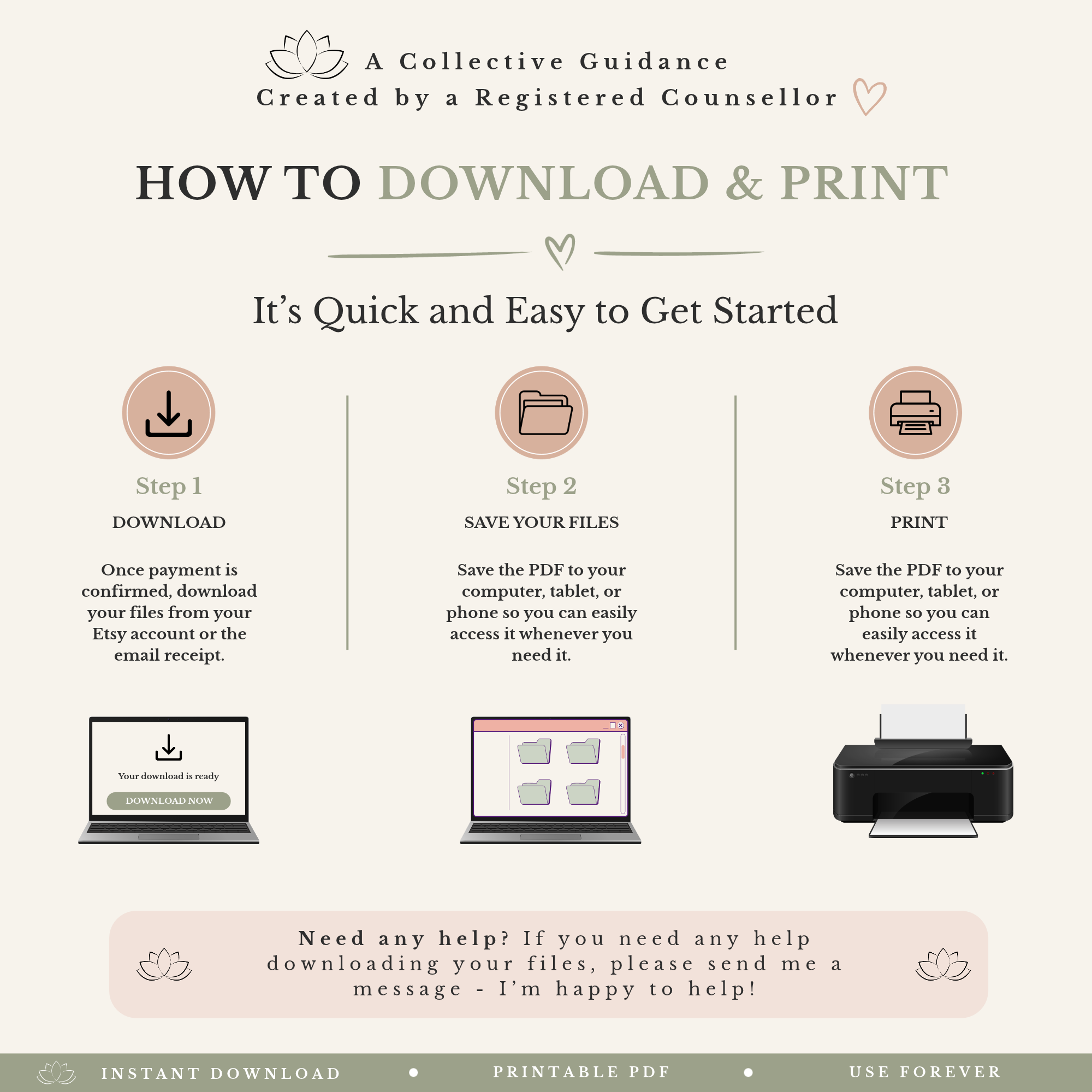Inner Child Workbook Bundle - Inner Child Healing Worksheets & Self-Compassion Resources - Image 8
