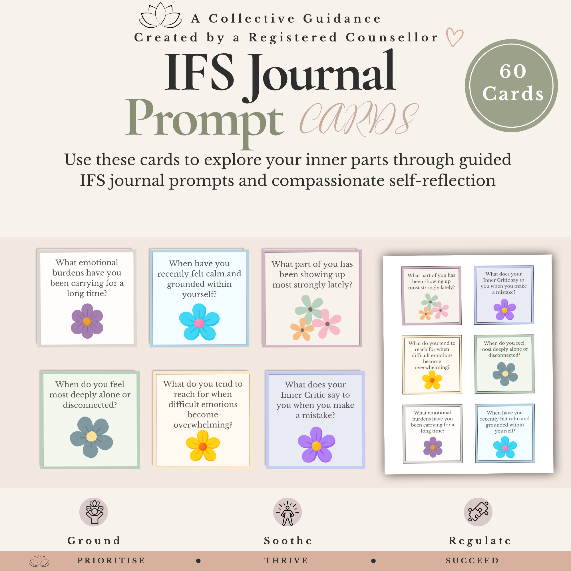 IFS Therapy Bundle - Internal Family Systems Worksheets & Parts Work Resources - Image 13