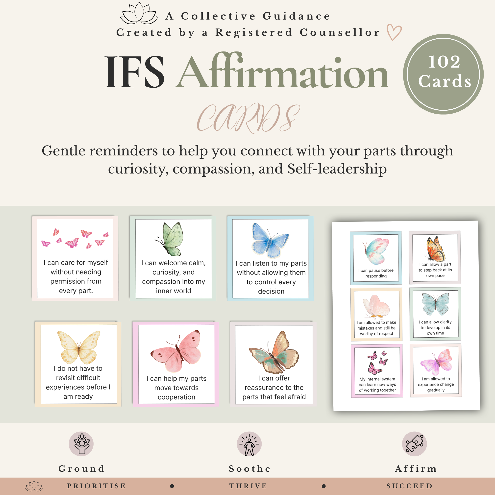 IFS Therapy Bundle - Internal Family Systems Worksheets & Parts Work Resources - Image 14